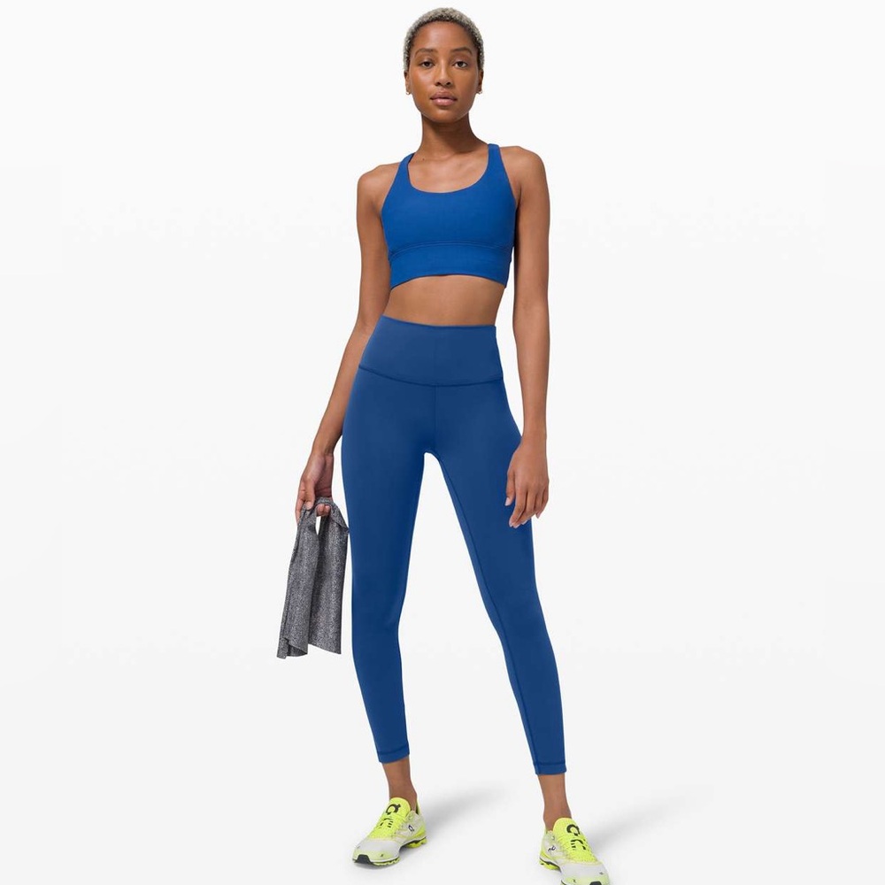 Lululemon Wunder Train High-Rise Tight 25" regatta blue size 4